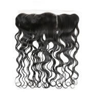 Water Wave Natural Color Brazilian Remy Human Hair Lace Frontal Closure 13X4 13X4LCHA-03