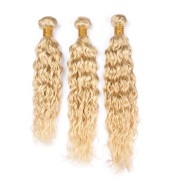 #613 Blonde Water Wave Hair Bundles Remy Human Hair Weft XTHW-158