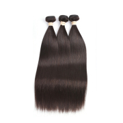 #2 Dark Brown Straight Remy Human Hair Weave Bundles Colored Hair Weft XTHW-111