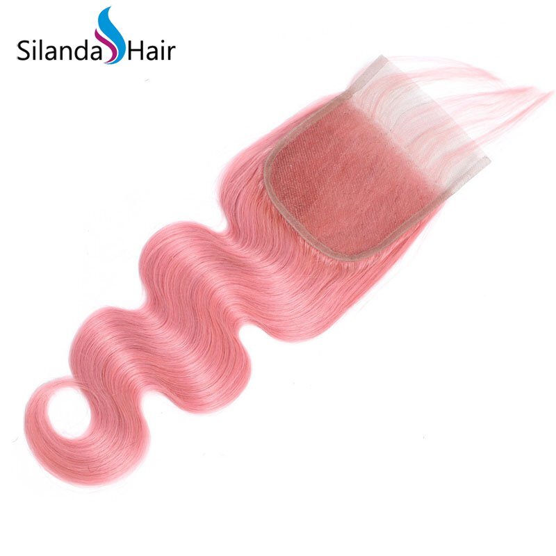 Nice Colored Body Wave Rose Pink Remy Human Hair 3 Bundles