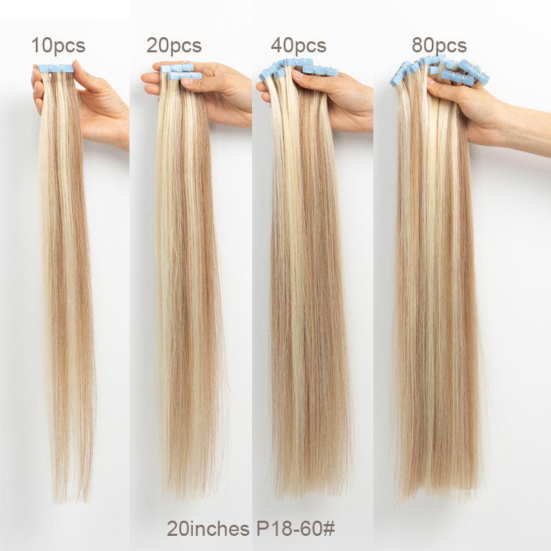 Invisible Tape In Hair Extensions Seamless Pu Skin Weft Injection Human Hair Extensions Hand Tied Adhesives Tape Ins 10pcs/pack Invisible Tape In Hair Extensions Seamless Pu Skin Weft Injection Human Hair Extensions Hand Tied Adhesives Tape Ins 10pcs/pack