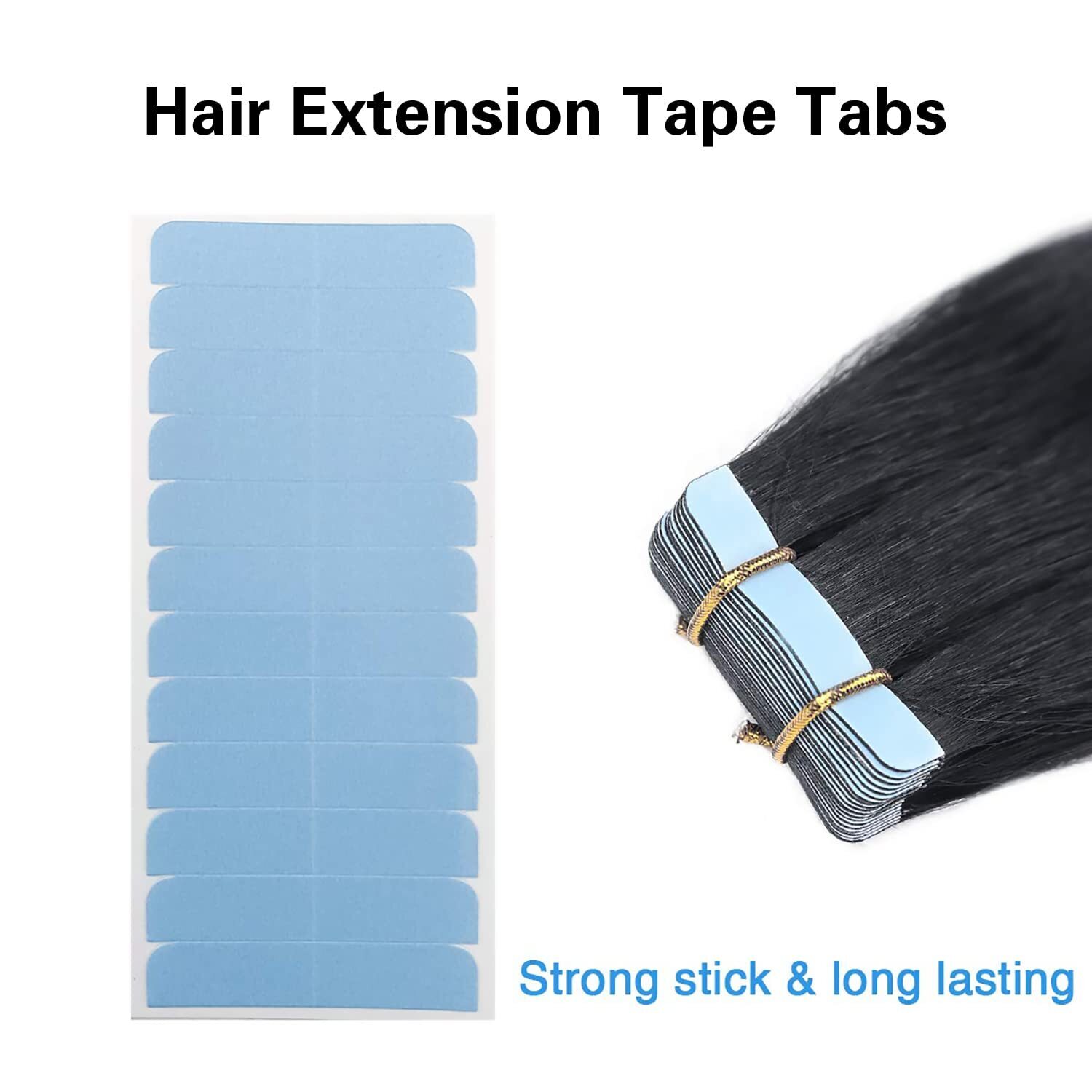 60Pieces Hair Extension Tape Tabs Double Sided Replacement Tape in Hair Extensions Adhesive Hair Extension Tapes Hair Extension 60Pieces Hair Extension Tape Tabs Double Sided Replacement Tape in Hair Extensions Adhesive Hair Extension Tapes Hair Extension