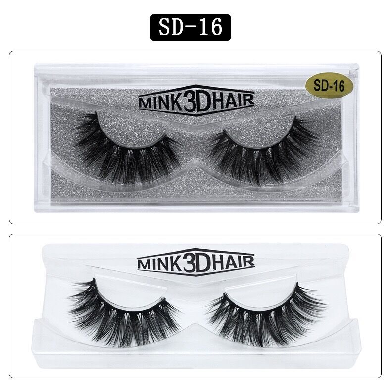 3Pairs False Eyelashes Hand Made 3D Mink Lashes Luxury Full Strip Lashes Extension