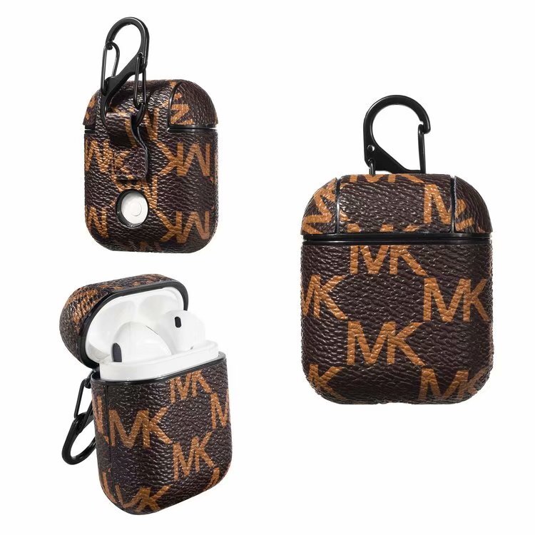 Luxury Michael Kors Leather For Airpods Cases Protective