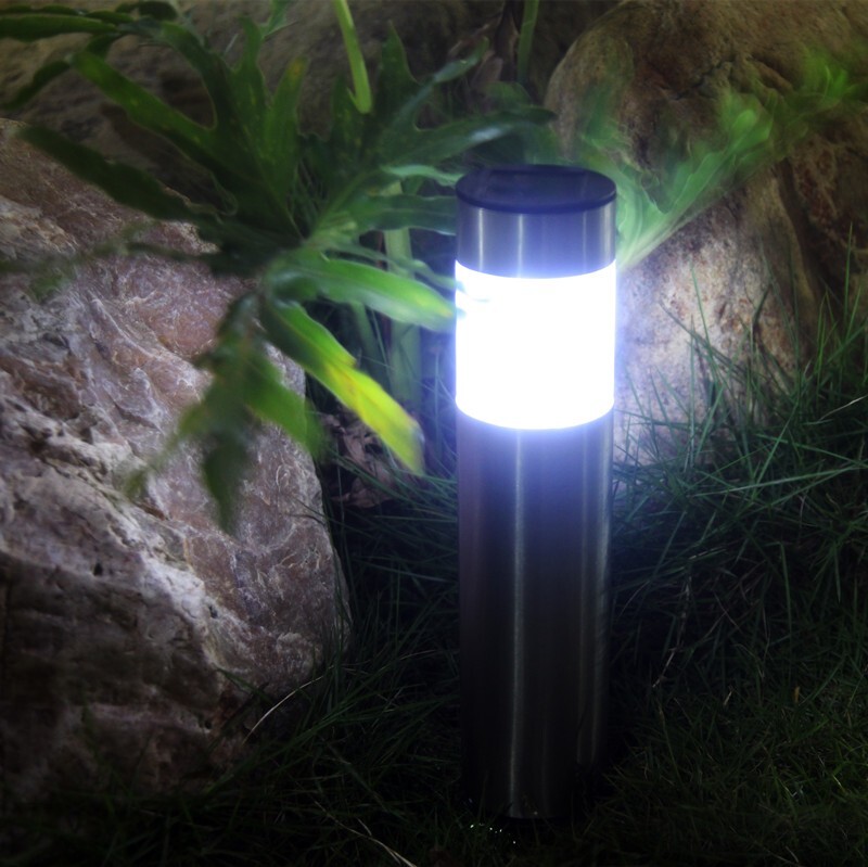 Solar Stainless Garden Stake Lights Lawn Stainless Garden Stake Lights Solar