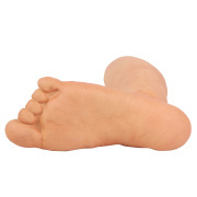 KnowU Old man Artificial Silicone Foot Sleeve Prosthesis Highly Simulated Leg Cover Scars Skin for Old man