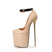 KnowU Men's Platform High Heels Pumps Large size Crossdresser Drag Queen man to woman