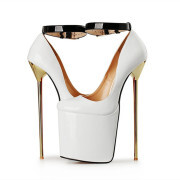 KnowU Men's Platform High Heels Pumps Large size Crossdresser Drag Queen man to woman