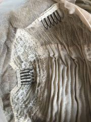 KnowU Long Curly Blonde Synthetic Lace Front Wig Fro Crossdresser Drag Queen