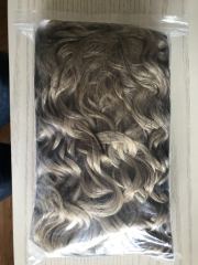 KnowU Long Curly Blonde Synthetic Lace Front Wig Fro Crossdresser Drag Queen