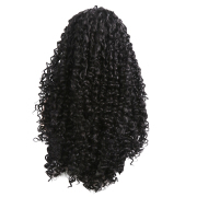 KnowU Curly black long Synthetic Lace Front Wig For Crossdresser Drag Queen transgender fashion hottest