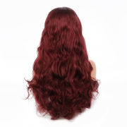 KnowU Curly red long Synthetic Lace Front Wig For Crossdresser Drag Queen transgender fashion hottest