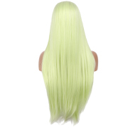 KnowU straight green long Synthetic Lace Front Wig For Crossdresser Drag Queen transgender fashion hottest