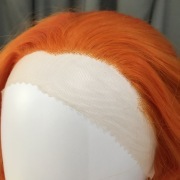 KnowU Curly red short Synthetic Lace Front Wig For Crossdresser Drag Queen transgender fashion hottest