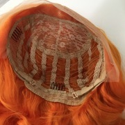 KnowU Curly red short Synthetic Lace Front Wig For Crossdresser Drag Queen transgender fashion hottest