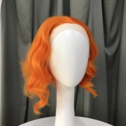 KnowU Curly red short Synthetic Lace Front Wig For Crossdresser Drag Queen transgender fashion hottest