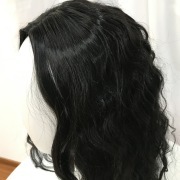 KnowU Curly Black Long Hair Center Point Explosion Corn Perm Realistic