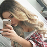 KnowU Curly Blond Long Gradient Mid-point Wig Hairpieces Yellow Hair Big Wave Cosplay