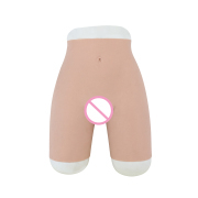 KnowU slicone pants with functional hole realistic shorts anal opening crossdress transgender cosplay