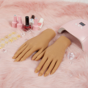 KnowU Nail Practice hand realistic multicolor high simulation Adult 3D manniquin