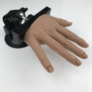 Beige Color Practice Hand for Nails Manicure Training Nail Artwork Display