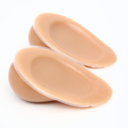 KnowU Brown Water Drop Silicone Prosthetic A to E Cup Self-adhesive Boobs Enhancer Crossdresser Transgender