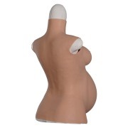 KnowU Pregnant Belly With Breast 4/6/9 Months Silicone Breast Forms Realistic Cosplay