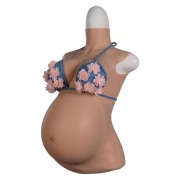 KnowU Pregnant Belly With Breast 4/6/9 Months Silicone Breast Forms Realistic Cosplay