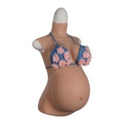 KnowU Pregnant Belly With Breast 4/6/9 Months Silicone Breast Forms Realistic Cosplay