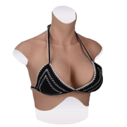 KnowU Oil-free L size H cup silicone breast forms upgraded short boobs crossdresser cosplay breastplate