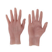 KnowU Silicone Female Gloves Short Hand 1pair Crossdresser Drag Queen