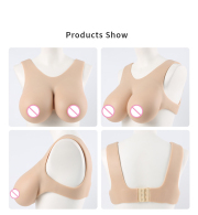 KnowU Silicone Breast Forms Vest Bra Buttons Silicone Filling Boobs Crossdresser drag queen Transgender