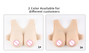KnowU Silicone Breast Forms Vest Bra Buttons Silicone Filling Boobs Crossdresser drag queen Transgender