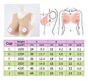 KnowU Silicone Breast Forms Vest Bra Buttons Silicone Filling Boobs Crossdresser drag queen Transgender
