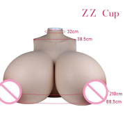 KnowU Super Big ZZ Cup Breast Forms Hug Fake Boobs For Transgender Cosplay