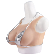 KnowU Silicone Breast Forms C-G Cup Fake Boobs Low Collar Cosplay Drag Queen New Products