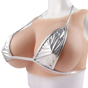 KnowU Silicone Breast Forms C-G Cup Fake Boobs Low Collar Cosplay Drag Queen New Products