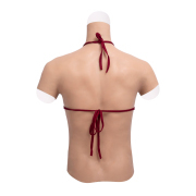 KnowU Silicone Breast Forms with Strong Abs F Cup Size S/L Muscle Suit Fake Chest Cosplay Crossdresser