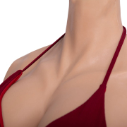 KnowU Silicone Breast Forms with Strong Abs F Cup Size S/L Muscle Suit Fake Chest Cosplay Crossdresser