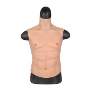 KnowU Siliocne Fake Muscle ftm Breastplate Crossdresser Cosplay Bodysuit Transgender