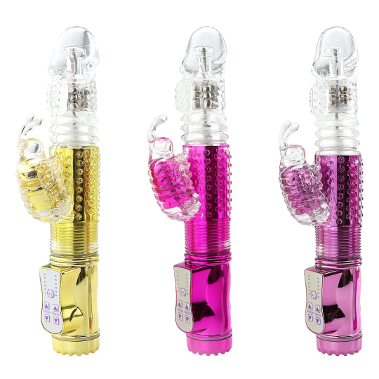 Advanced Waterproof G-spot Rabbit Vibrator – Purple