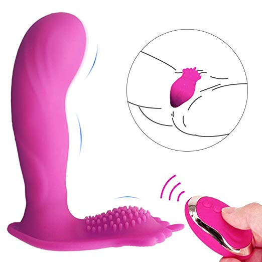 Invisible Wearable Remote Vibrator Clitoris and G-Spot Stimulator