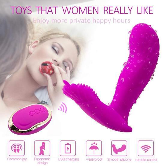 APHRODISIA Silicon Wireless Remote Control Vibrator Vibrating Panties SexToy for Woman Couple G Spot Dildo Stimulator Dual Motor