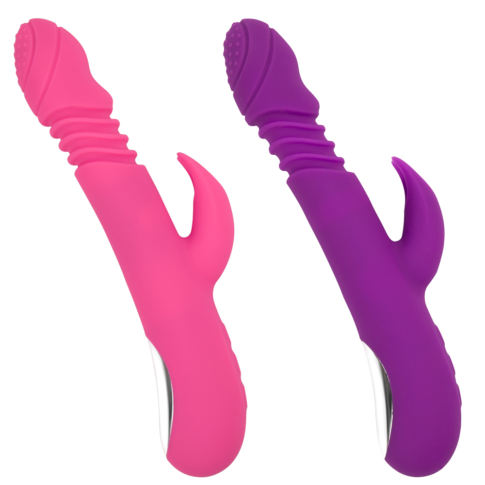 Erotic Heating Thrusting Rabbit Vibrator Waterproof Rotating Dildo Vibrator G Spot Clitoris Stimulator Adult Sex Toys for Woman
