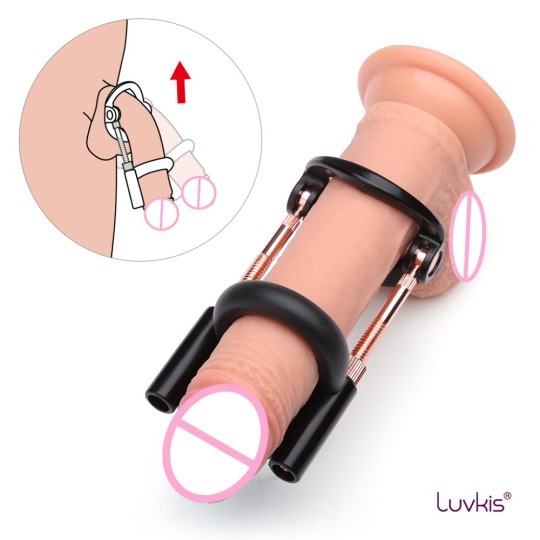 Luvkis Enlargement Penis Extender Medical Free Penis pump Enlarger Stretcher Male Enhancement Kit Pro Tension Sex Toys for men