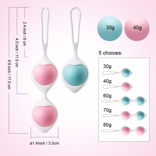 Luvkis Kegel Balls Medical Silicone Vaginal Ball for Anus or Vagina Tighten Exercise Ben Wa Balls Geisha Ball Sex Toys for Women