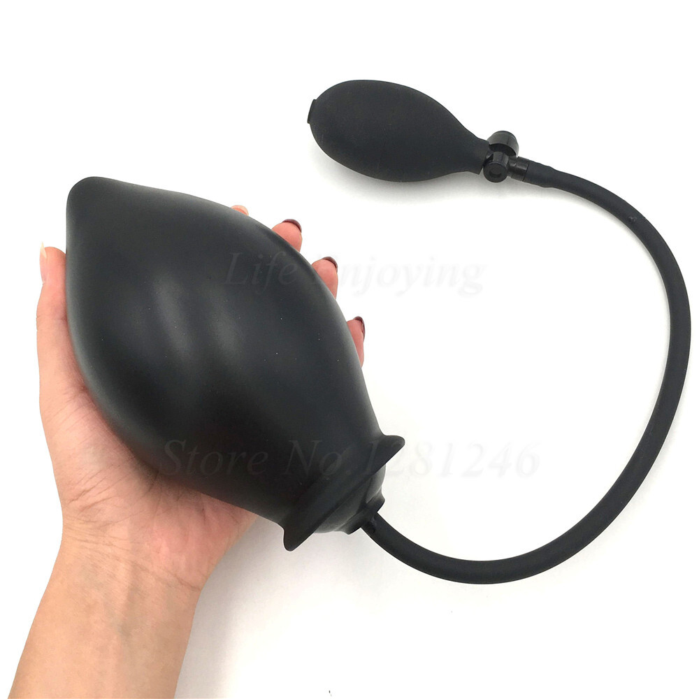 85mm Oversized Inflatable Air Pump Butt Plug Expansion Anal Dildo Anal  Plugs Dilator Adult Sex Toys for Couples Women Men Gay