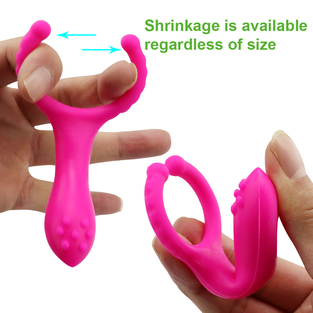 Vibrating Penis Ring Reusable Delay Cock Ring Sleeve Extension Condom Adult Sex Product Erotic Toys Anal plug Vibrator for