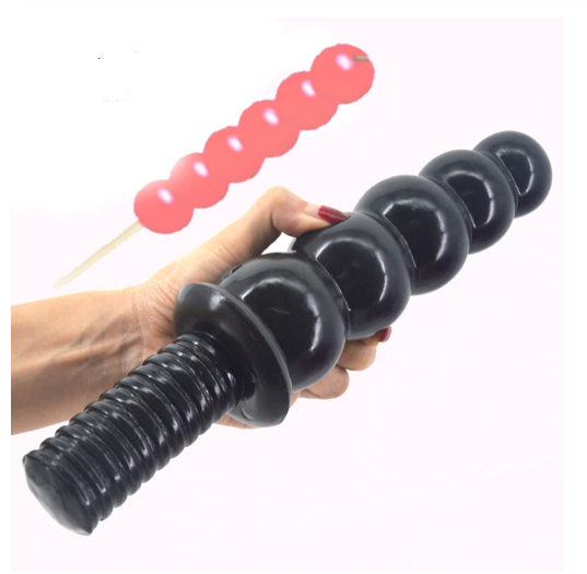 FAAK anal sex toys beads dildo big dong anal plug screw handle butt plug huge penis 2.36" thick 11.2"long dick anal dildo