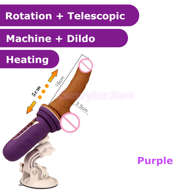 Eden Mini Automatic Telescopic Rotation Dildo Vibrator